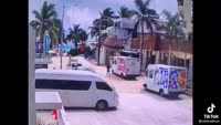 accidentfire-explosionGas tank explodes at a beach club in Mexico.mp4