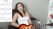 Streamer Novapatra Playing Guitar Solo.webm