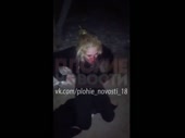 Навальнята избили девушку на митинге.mp4