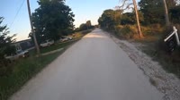 Dog Attack with Amputee Cyclist Aaron Smith...small dog...ankle biter....near Gainesville, TX..mp4