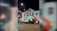 Спецоперация по снятию воздушных бчб-шариков в Сморгони.mp4