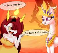 Heka and Hightmare Celestia by PassigCamel.jpg