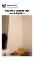 He put his soul into that double high five.mp4