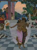 Les danseuses - Le chariot de terre cuite ; illustré par Léon Carré.jpeg