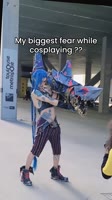Pumping Gas with half of my cosplay off was not my favorite moment for sure  -If I was full cosplay on I wouldnt mind at all to be honest but yeah THE EGG  --#reels #relatable #explorepage #relatablememes #cosplay #cosplayer.mp4