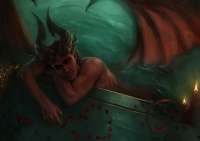 Distractions 😘Thank you Twitter for voting for Haarlep!#bg3 #BaldursGate3 #haarlep #bg3fanart.webp