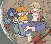 marcelineabadeerharuharaharukoandscottpilgrimscottpilgrimand3moredrawnbypantsuripper8b8e7beeb483b7dbc167916cf9063a9e.jpg
