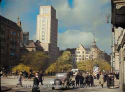 Warsaw 1930s, Prudential Tower, then-Napoleon Square now-Warsaw Insurgents Square.png