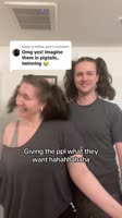 Replying to @bellaagirly Not him doing a hair flip 😂💀 #coupletok #menwithlonghair #longhairboyfriend #pigtails  [7489987475851545860].mp4