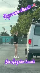 🇺🇸😮 Driving on Figueroa street, #losangeles #shortvideo Shorts 02⧸10⧸2024 [JP2QrRGDOUE].mp4