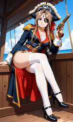 pixai-1880390164986538413-Pirate Goddess Belldandy .png