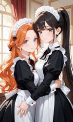 pixai-1880894487134288100-French maids hug.png