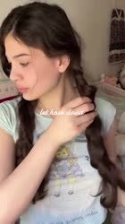 my morning routine 🎀 💗💞🎀🫖#longhair #grwm #hair #transgirl #coquette.mp4