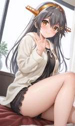 pixai-1887322423632125956-榛名 艦これ パジャマ.png