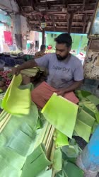 Banana leaves plate 😱😱 #shorts #streetfood--AhMAp6lUH0.mp4