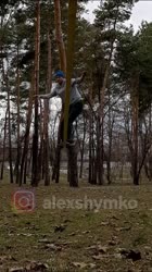 Прыжок на канат с места – без страховки!.mp4