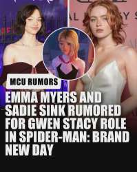 Emma Myers and Sadie Sink are both rumored to play Gwen Stacy in Spider-Man- Brand New Day.Repo.webp
