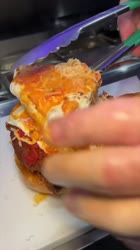 The CHICKEN DEVOUR FOMO SANDO from Rabs Country Lanes on Staten Island NYC is ! #DEVOURPOWER.mp4