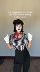 You never know the invisible struggles of a mime 😔.mp4