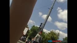 Amateur upskirt at traffica light - Candid ass thong bajo las faldas hd MOTHERLESS.COM ™.mp4