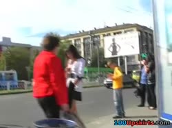 Cute teen followed by upskirt hunter - FetishBurg.com.mp4