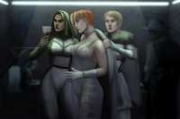 Alex, Belka and Lakshmi visit.jpg
