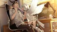Konachan.com - 302163 aoitsunami blueeyes gun loli male original shorthair tail weapon wings.jpg