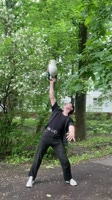 Поднял гирю 40 кг дном вверх  #спорт  #sports.mp4