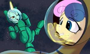 2409898safeartist-colon-xbibon+bonlyra+heartstringssweetie+dropsearth+ponyponyunicorng4astronautbuttduoeye+clipping+through+hairfemalefloatingh.jpg