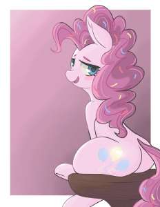 3662339safeartist-colon-purigonzpinkie+pieearth+ponyponyg4backballoonbuttblushingbuttconfetticonfetti+in+manefemalegradient+backgroundlooking+a.png