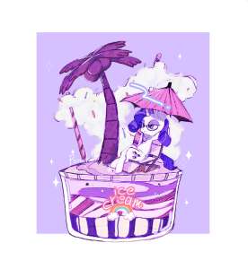 2516878safeartist-colon-poneko-dash-chanrarityponyunicornchaircutefemalefoodice+creamlidded+eyesmarepalm+treeraribetessittingsolosparklesstra.jpg