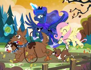 1070406safeartist-colon-pixelkittiesfluttershyprincess+lunawinonaalicorndogorthrospegasusponyg4ballclothesglowing+hornhornmagicmultiple+heads.png