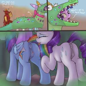 2767894explicitartist-colon-doshgarblerainbow+dashraritytwilight+sparkledragonpegasusponyunicornseries-colon-doshs+mare-dash-a-dash-thondragon+ques.png