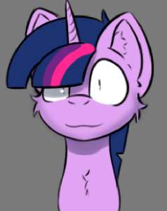 3250766safeartist-colon-cotarsistwilight+sparkleponyunicorng4bustcheek+fluffgray+backgroundlooking+at+youpixelatedshrunken+pupilssimple+background.png