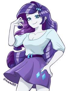 3633501safeartist-colon-dededed1010rarityhumanequestria+girlsg4beltbreastscleavageclothescollarbonecowboy+shothand+on+leghand+on+thighlooking+at.jpg