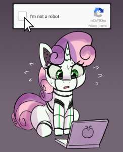 2928202safeartist-colon-pabbleysweetie+belleponyrobotrobot+ponyunicorng4adorable+distresscaptchacolored+sketchcomputerconfusedcutedrawthreadema.jpg