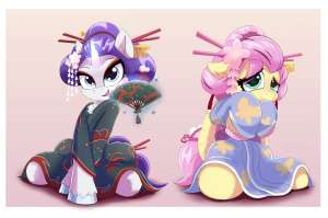 3641837safeartist-colon-sirbreadstick99fluttershyraritypegasusunicorng4chest+fluffclothescostumeduoear+fluffeye+clipping+through+hairfangeishah.jpg