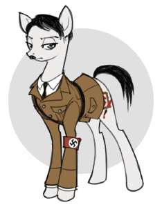 3578356safeartist-colon-expectationemesisearth+ponyponyadolf+hitlerannoyedarmbandblack+maneblue+eyesclothesfrownlooking+at+youmalenazinazi+armba.png