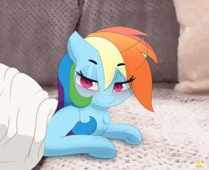 3121495safeartist-colon-n0nnnyrainbow+dashpegasusponyg4angryanimatedbedbedroom+eyesbehaving+like+a+catblanketblushingcat+getting+pulled+memeches.gif