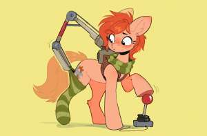 3655994safeartist-colon-rexysevenococ+onlyoc-colon-rusty+gearsearth+ponyponyclothescontrollerhock+fluffjoysticklooking+backrobotic+armscarfsimpl.png