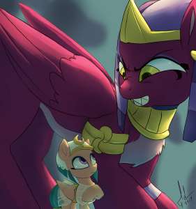 1528939safeartist-colon-grissaecrimsomnambulathe+sphinxpegasusponysphinxdaring+done3g4my+little+pony-colon-+friendship+is+magicclothesevil+smilefe.jpg