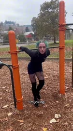 Circus girl teaches you how to fly.mp4