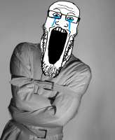 SoyBooru.com - 11712 - crying glasses openmouth schizo sleekntears soyjak stretchedmouth stubble text variantmarkipliersoyjak.png