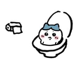 Hachiware but in the toilet.jfif