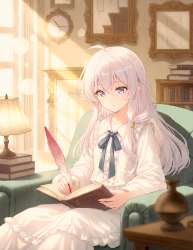 anime-girl-comfy-chair-writing.png