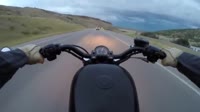Riding Into the Storm on My Iron 883 - Right Thing Motos.mp4