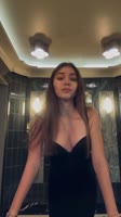 miroonnaa-хотс-в черном платье.mp4