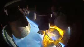 Zack Golden - WOW!!!!! What an incredible view of hotstaging as seen from the camera on the false ceiling of Ship 35. [1928827522080210944].mp4