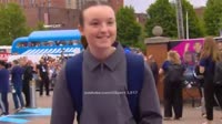 Bella Ramsey plays football against the World XI - Every Touch [get-save.com].mp4