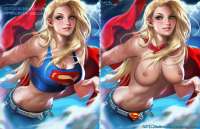 129370 - DCComics Sakimichan Supergirl Superman(series) TH-GIMPnoob.jpg